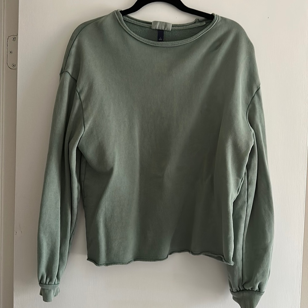 Green Target Sweatshirt. Size S